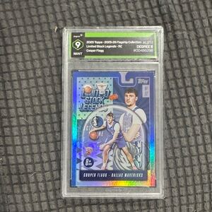 Topps Cooper Flagg Holographic Blue Basketball Rookie Card